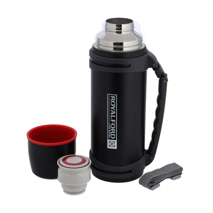 Travel Vacuum Bottle, 1.40L SS Vacuum Bottle, RF10456 | Double Wall Insulation | Keeps Drink Hot or Cold For Hours | Stainless Steel Thermos For Cold & Hot Beverages - Image 3